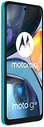 Смартфон Motorola Moto G22 4/64GB Dual Sim Iceberg Blue (PATW0030UA) - мініатюра 4