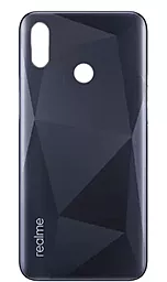 Задняя крышка корпуса Realme 3i Original  Diamond Black