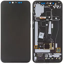 Дисплей Xiaomi Mi 8 Pro, Mi 8 Explorer Edition з тачскріном і рамкою, оригінал, Black