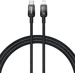 Кабель Baseus Display USB Type-C - Lightning 20w 3a 2м PD сable чёрный (P10374901111-01) - фото Кабель Baseus Display USB Type-C - Lightning 20w 3a 2м PD сable чёрный (P10374901111-01)