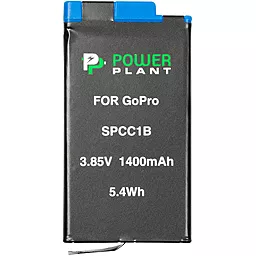 Акумулятор для відеокамери GoPro SPCC1B (1400 mAh) (декодований) CB970384 PowerPlant 