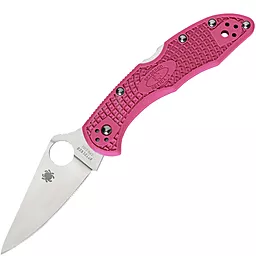 Нож Spyderco Delica 4 Flat Ground Pink (C11FPPNS30V) - фото Нож Spyderco Delica 4 Flat Ground Pink (C11FPPNS30V)