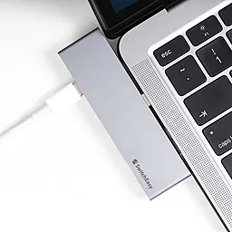 USB Type-C концентратор (хаб) мультипортовий SwitchEasy SwitchDrive 6-in-1 HUB-Cable (GS-109-229-253-101) - мініатюра 7