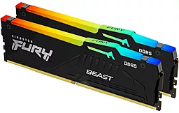 Оперативная память Kingston Fury 16 GB (2x8GB) DDR5 6000 MHz Beast RGB (KF560C40BBAK2-16)