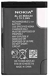 Аккумулятор для Nokia BL-4C (860 mAh) - миниатюра 2 Аккумулятор для Nokia BL-4C (860 mAh) - миниатюра 2