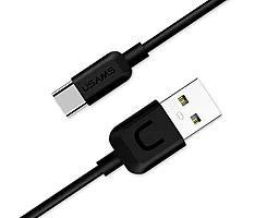 Кабель Usams U-Turn USB-A - Type-C 12w 2.4a 0.25м cable Black - миниатюра 2 Кабель Usams U-Turn USB-A - Type-C 12w 2.4a 0.25м cable Black - миниатюра 2