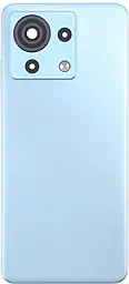 Задняя крышка корпуса ZTE Blade V50 Vita со стеклом камеры Blue - фото Задняя крышка корпуса ZTE Blade V50 Vita со стеклом камеры Blue