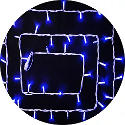 Гирлянда внешняя DELUX STRING 100 LED синий / белый (90012975)