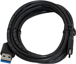 Кабель Patron USB-A 3.0 Type-C 15w 3a 2м data cable Black (CAB-PN-USB3-TYPEC-2M) - фото Кабель Patron USB-A 3.0 Type-C 15w 3a 2м data cable Black (CAB-PN-USB3-TYPEC-2M)