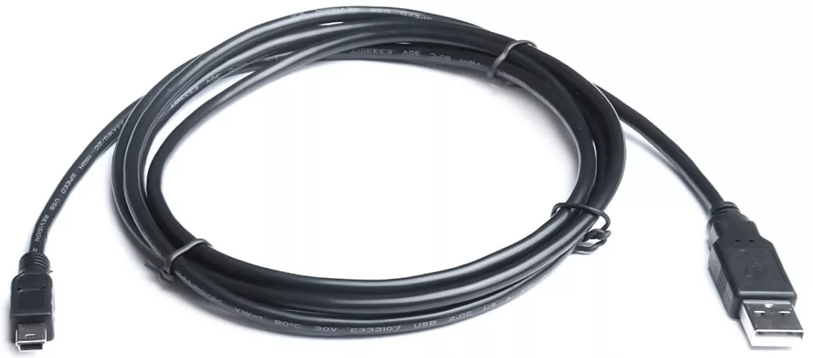 Кабель USB Siyoteam 10w 2a 2m mini USB cable black - фото 2