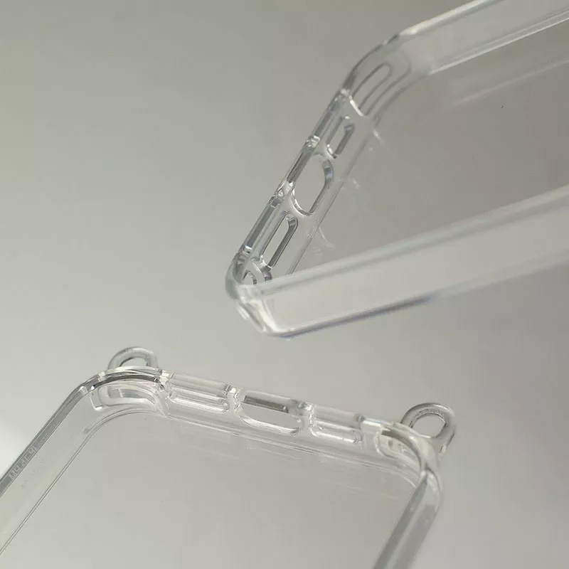 Чехол Epik Clear Case with Strap для Apple iPhone 13 Pro Max Light Purple - фото 5