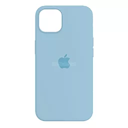 Чехол Apple Silicone Case Full для iPhone 14 Plus Sky Blue