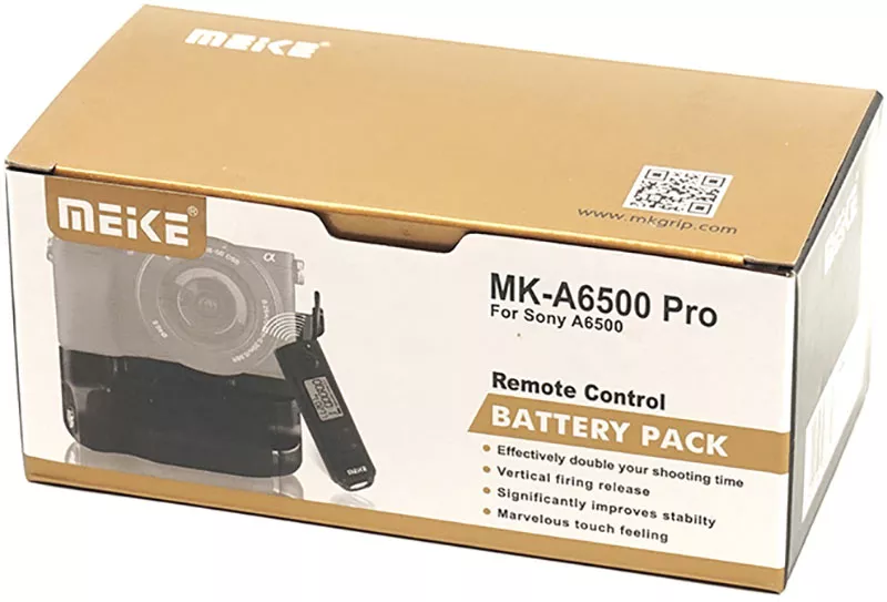 Батарейный блок Sony MK-A6500 Pro (BG950058) Meike - фото 10