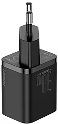 Сетевое зарядное устройство с быстрой зарядкой Baseus Super Si 30w PD USB-C home charger black (CCSUP-J01) - миниатюра 5
