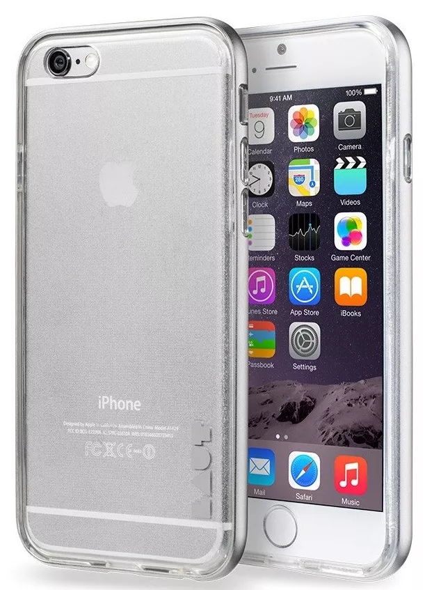 Чехол Laut Exo-Frame Aluminium Apple iPhone 6 Plus, iPhone 6s Plus Silver (LAUT_IP6P_EX_SL)