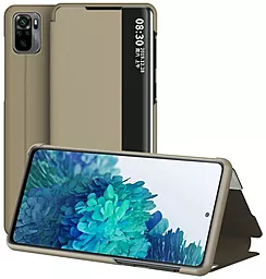 Чехол Epik Smart View Cover Xiaomi Redmi Note 10, Note 10s, Poco M5s, Redmi Note 10, Note 10s, Poco M5sS Gold