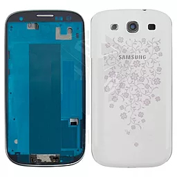 Корпус Samsung i9300 Galaxy S3 White La Fleur