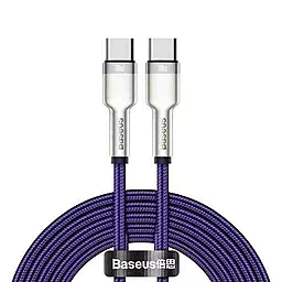 Кабель USB PD Baseus Cafule 20V 5A 2M USB Type-C - Type-C Cable Purple (CATJK-D05)