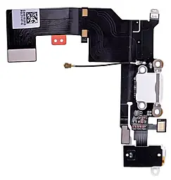 Нижний шлейф Apple iPhone SE с разъемом зарядки, наушников, микрофоном, Original - снят с телефона White