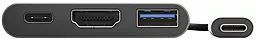 Мультипортовый USB Type-C хаб Trust Dalyx ALUMINIUM USB-C -> HDMI + USB Type-C + USB-A (23772_TRUST) - миниатюра 3