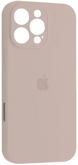 Чехол Silicone Case Full Camera для Apple iPhone 16 Pro Chalk Pink - фото 1