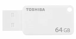 Флешка Toshiba 64 GB TransMemory U303 White (THN-U303W0640E4) - фото Флешка Toshiba 64 GB TransMemory U303 White (THN-U303W0640E4)