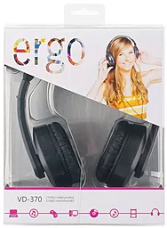 Наушники Ergo VD-370 Black - фото Наушники Ergo VD-370 Black