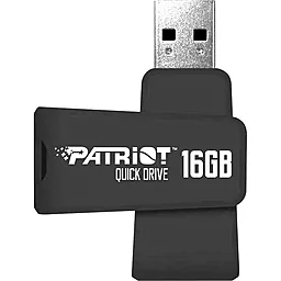 Флешка Patriot 16 GB Color Quick Drive USB 3.1 (PSF16GQDBK3USB) Black - фото Флешка Patriot 16 GB Color Quick Drive USB 3.1 (PSF16GQDBK3USB) Black