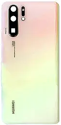 Задняя крышка корпуса Huawei P30 Pro со стеклом камеры, Original Pearl White - фото Задняя крышка корпуса Huawei P30 Pro со стеклом камеры, Original Pearl White