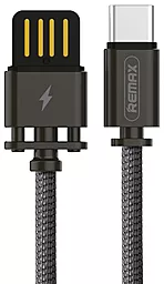 Кабель Remax Dominator USB-A - Type-C 12w 2.4a 1м cable Black (RC-064a) - фото Кабель Remax Dominator USB-A - Type-C 12w 2.4a 1м cable Black (RC-064a)