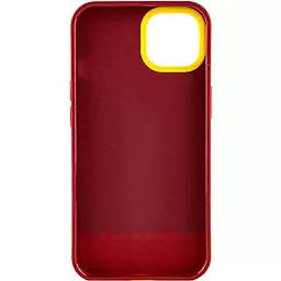 Чехол Epik TPU+PC Bichromatic для Apple iPhone 12 Pro Max (6.7")  Brown burgundy / Yellow - миниатюра 2