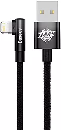 Кабель Baseus MVP 2 Elbow-shaped USB-A - Lightning 12w 2.4a 2м cable Black (CAVP000101) - фото Кабель Baseus MVP 2 Elbow-shaped USB-A - Lightning 12w 2.4a 2м cable Black (CAVP000101)