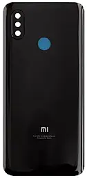 Задняя крышка корпуса Xiaomi Mi 8, со стеклом камеры Black - фото Задняя крышка корпуса Xiaomi Mi 8, со стеклом камеры Black