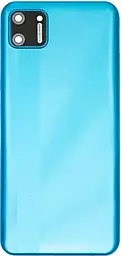 Задняя крышка корпуса Realme C11 со стеклом камеры Blue - фото Задняя крышка корпуса Realme C11 со стеклом камеры Blue