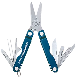 Мультитул Leatherman Micra (64340082N) Blue Подарункова коробка - фото Мультитул Leatherman Micra (64340082N) Blue Подарункова коробка