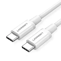 Кабель USB PD Ugreen US264 ABS Cover 60W 3A 2M USB Type-C - Type-C Cable White