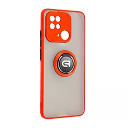 Чохол ArmorStandart Frosted Matte Ring для Xiaomi Redmi 10C Red (ARM68369) - фото Чохол ArmorStandart Frosted Matte Ring для Xiaomi Redmi 10C Red (ARM68369)