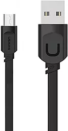 Кабель USB Usams micro USB Cable Black (US-SJ020)