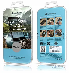 Защитное стекло MAKE Full Cover Full Glue Samsung A605 Galaxy A6 Plus 2018 Black (MGFCFGSA618PB)