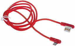 Кабель XO NB28 USB-A - micro USB 12w 2.4a 1м cable Red - фото Кабель XO NB28 USB-A - micro USB 12w 2.4a 1м cable Red