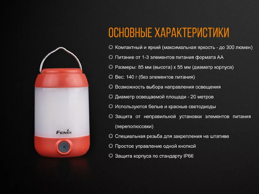 Фонарик Fenix CL23 Зеленый - фото 19