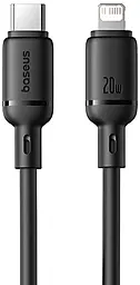 Кабель Baseus Foamed Silicone USB Type-C - Lightning 20w 3a 1m PD cable Black (E0426A00)