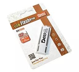 Флешка Dato DS7006 32 GB USB 2.0 (DT_DS7006W/32GB) White - фото Флешка Dato DS7006 32 GB USB 2.0 (DT_DS7006W/32GB) White