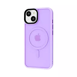 Чохол Wave Matte Insane Case with MagSafe для Apple iPhone 14 Light Purple - фото Чохол Wave Matte Insane Case with MagSafe для Apple iPhone 14 Light Purple