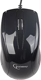 Компьютерная мышка Gembird MUS-U-003 Black - фото Компьютерная мышка Gembird MUS-U-003 Black