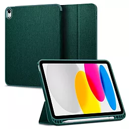 Чехол для планшета Spigen Urban Fit для Apple iPad 10.9 (2022) Midnight Green (ACS05308) - фото Чехол для планшета Spigen Urban Fit для Apple iPad 10.9 (2022) Midnight Green (ACS05308)