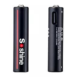 Аккумулятор Soshine AAA 400 mAh с разъемом Type-C (кабель + кейс) 4шт - фото Аккумулятор Soshine AAA 400 mAh с разъемом Type-C (кабель + кейс) 4шт