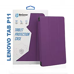 Чехол для планшета BeCover Smart Case для Lenovo Tab P11 Purple (706094) - фото Чехол для планшета BeCover Smart Case для Lenovo Tab P11 Purple (706094)