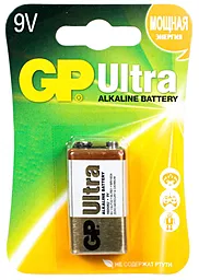 Батарейки GP Крона 6LF22 9V Ultra Alkaline (1604AU-U1) 1шт 9 V