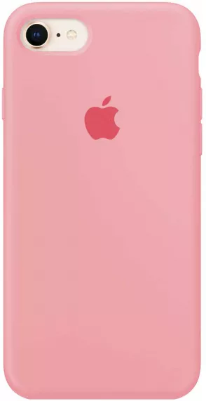 Чехол Silicone Case Full для Apple iPhone 7, iPhone 8 Pink - фото 1